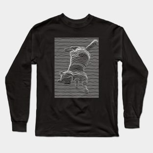 Meow Division: Unknown Pleasures Long Sleeve T-Shirt